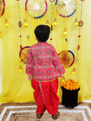 Dhoti Kurta Set for Boys - Yellow | BS25DK14YLA