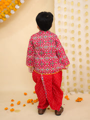 Dhoti Kurta Set for Boys - Yellow | BS25DK14YLA
