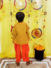 Dhoti Kurta Set for Boys - White | BS25DK14WHA