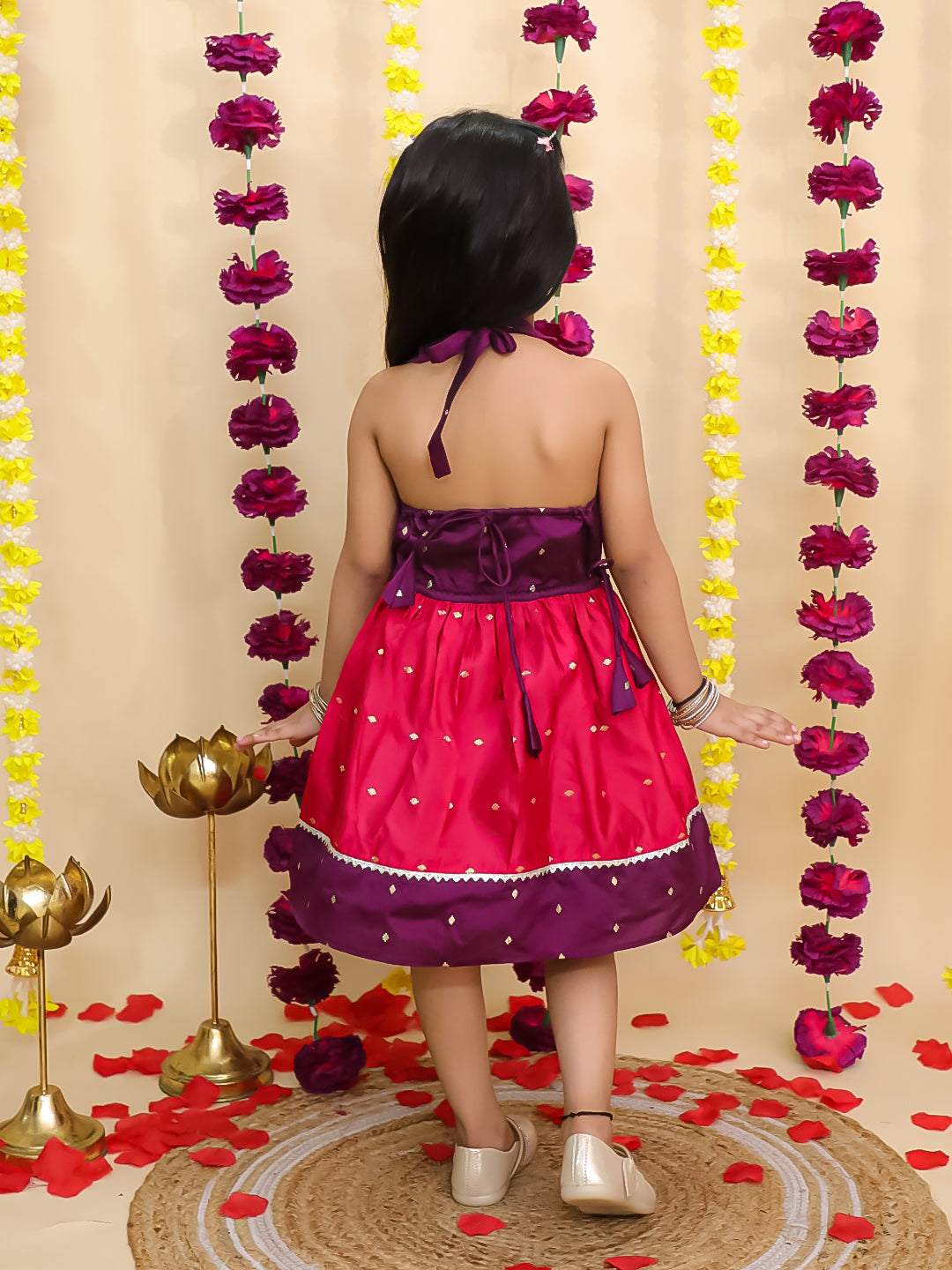 Dress for Girls - Purple | BS25DR01PUA | DesiQlo