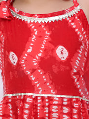 Casual Casual Summer Sleeveless Floral Dress For Girls - Pink-BS25DR24PIA