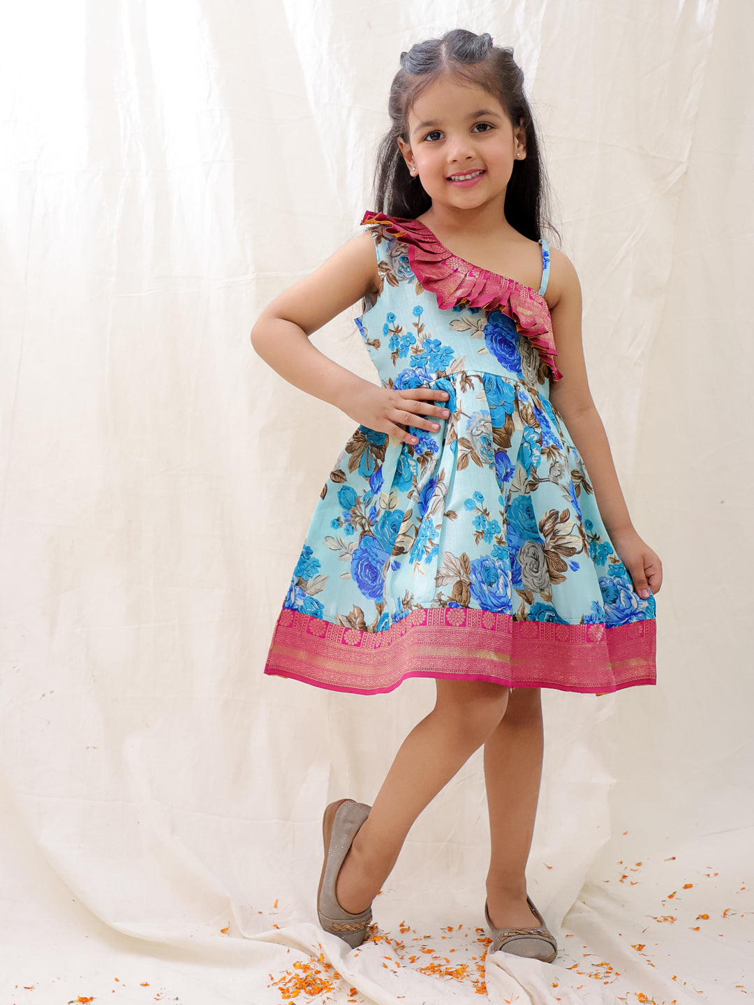Dress for Girls - Blue | BS25DR25BLA | DesiQlo