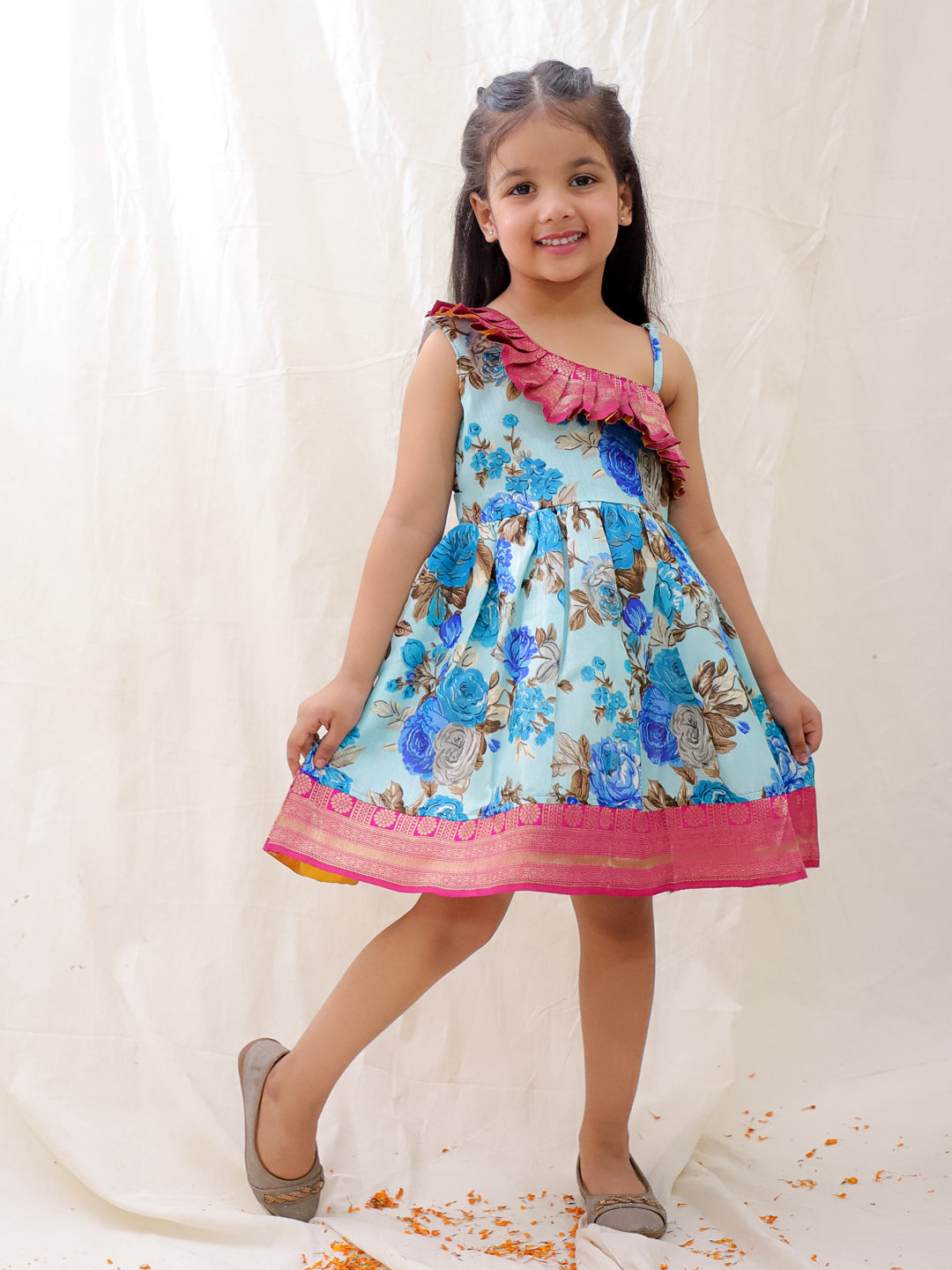 Dress for Girls - Blue | BS25DR25BLA | DesiQlo