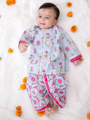 Dhoti Kurta Set for Boys - Sky Blue | BS25IN02SBA