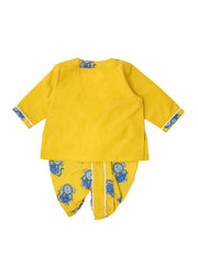 Dhoti Kurta Set for Boys - Yellow | BS25IN10YLA