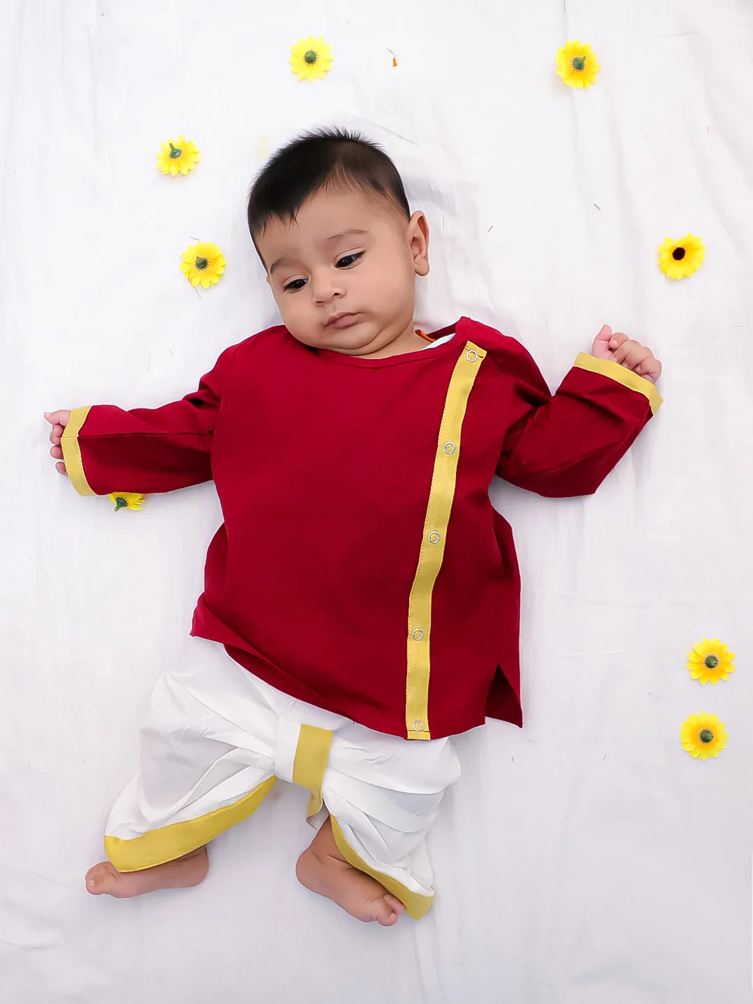 Dhoti Kurta Set for Boys | BS25IN40MRA | DesiQlo