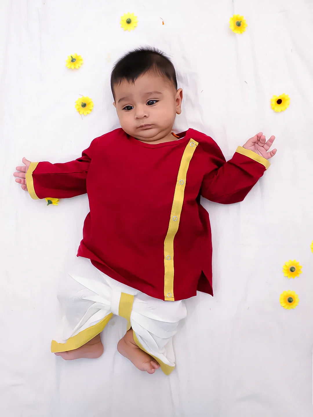Dhoti Kurta Set for Boys | BS25IN40MRA | DesiQlo