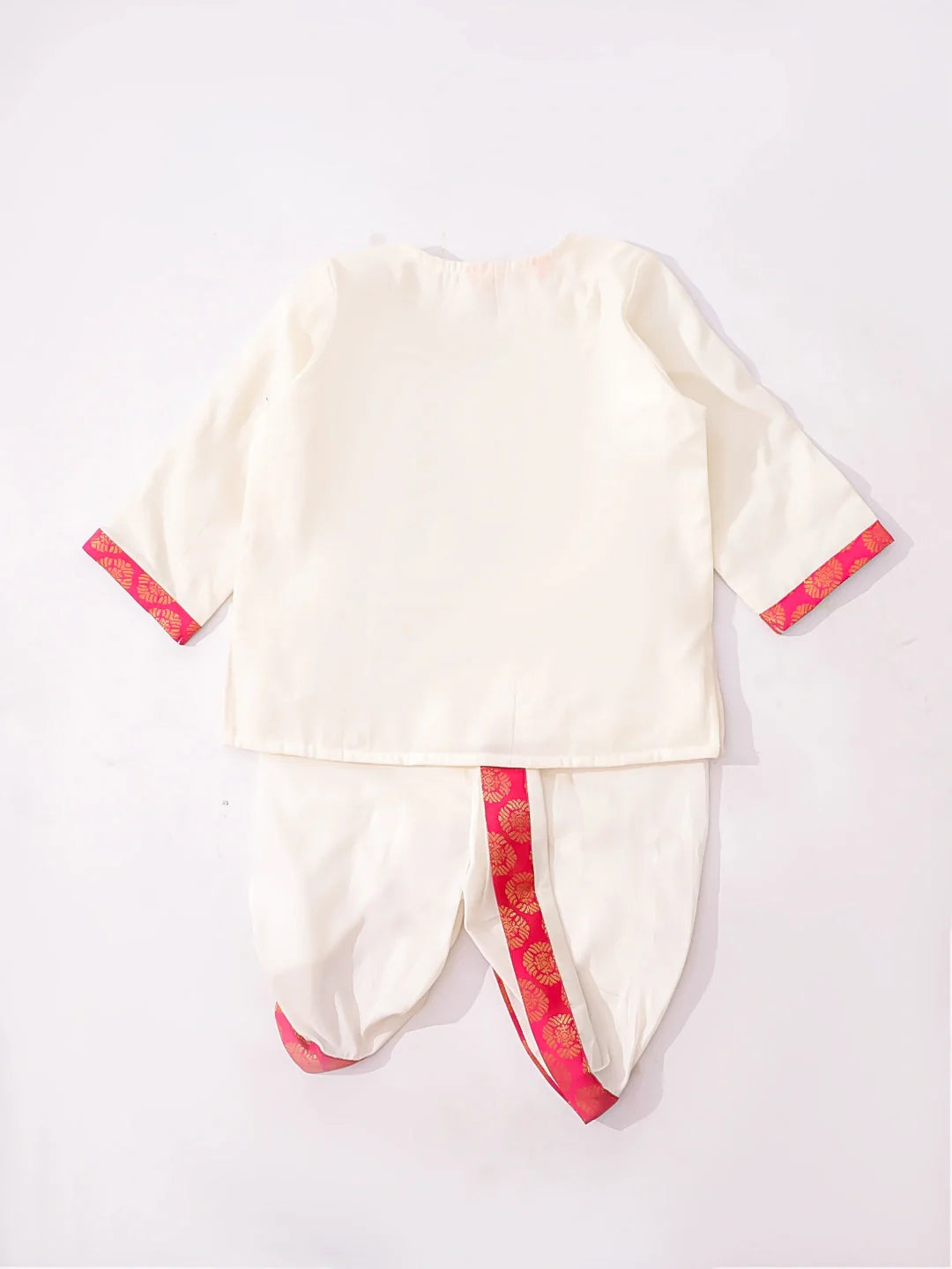 Dhoti Kurta Set for Boys - White | BS25IN40OWA | DesiQlo