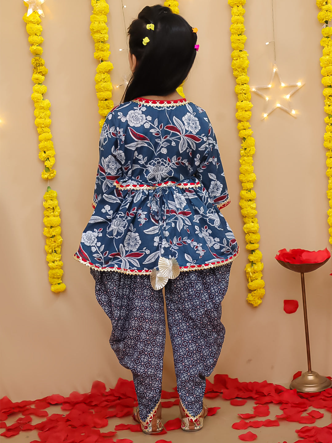 Ethnic Clothing Set for Girls - Pink | BS25IW02PIA | DesiQlo