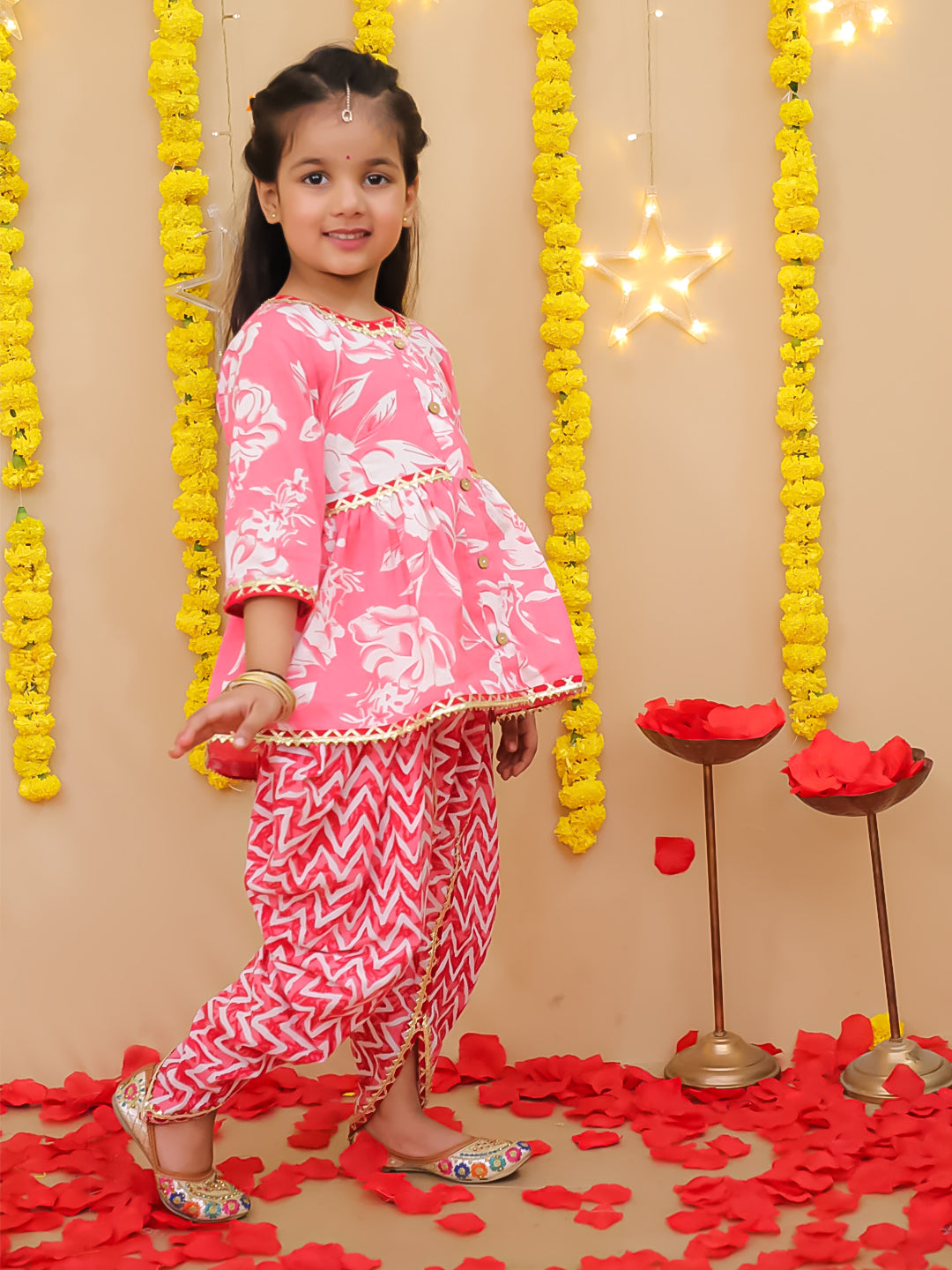 Ethnic Clothing Set for Girls - Blue | BS25IW02BLA | DesiQlo