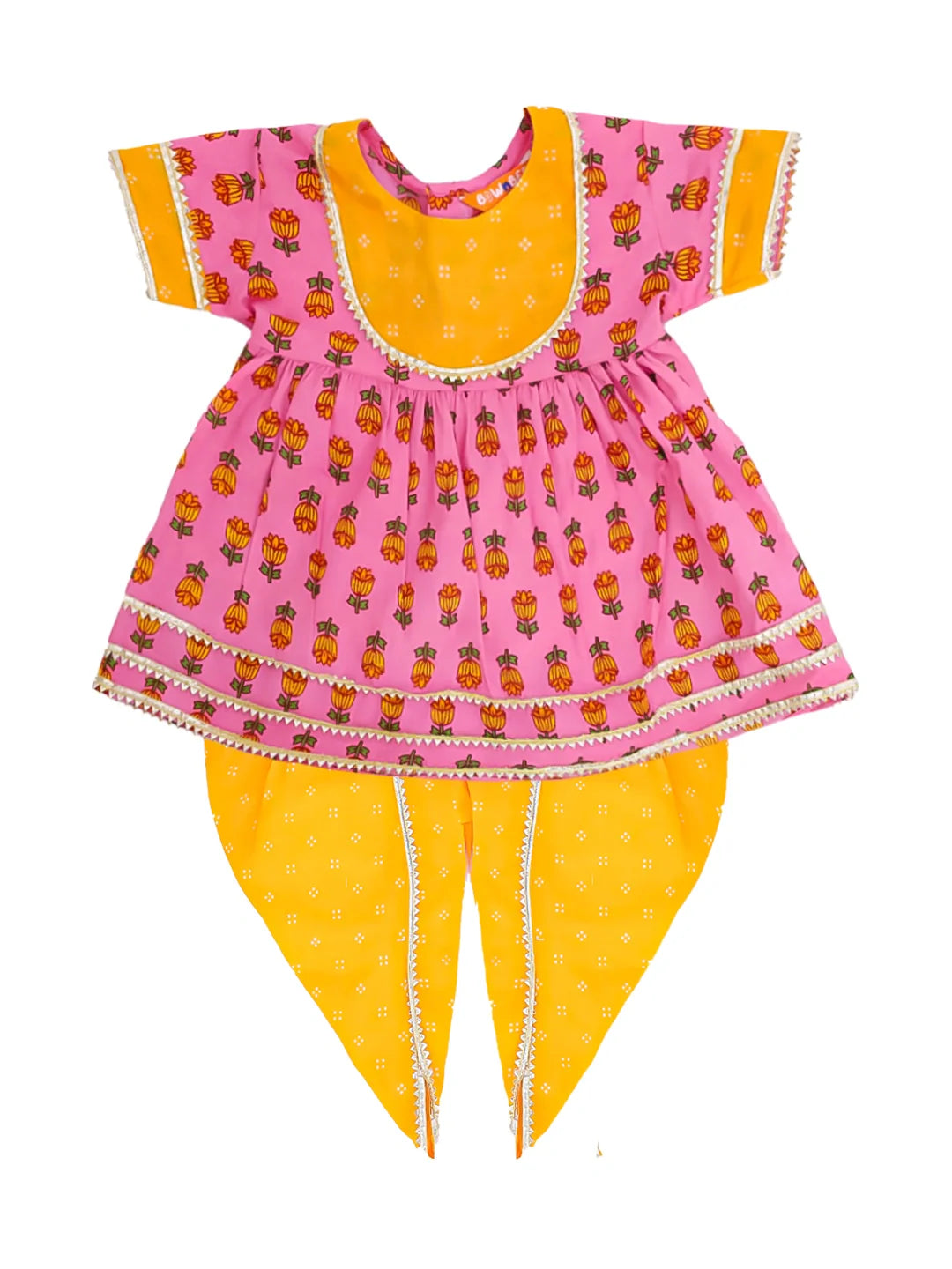 Ethnic Suit Set for Girls - Pink | BS25IW48PIA | DesiQlo