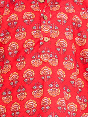 Kurta Pajama Set for Boys - Red | BS25KP05RDA