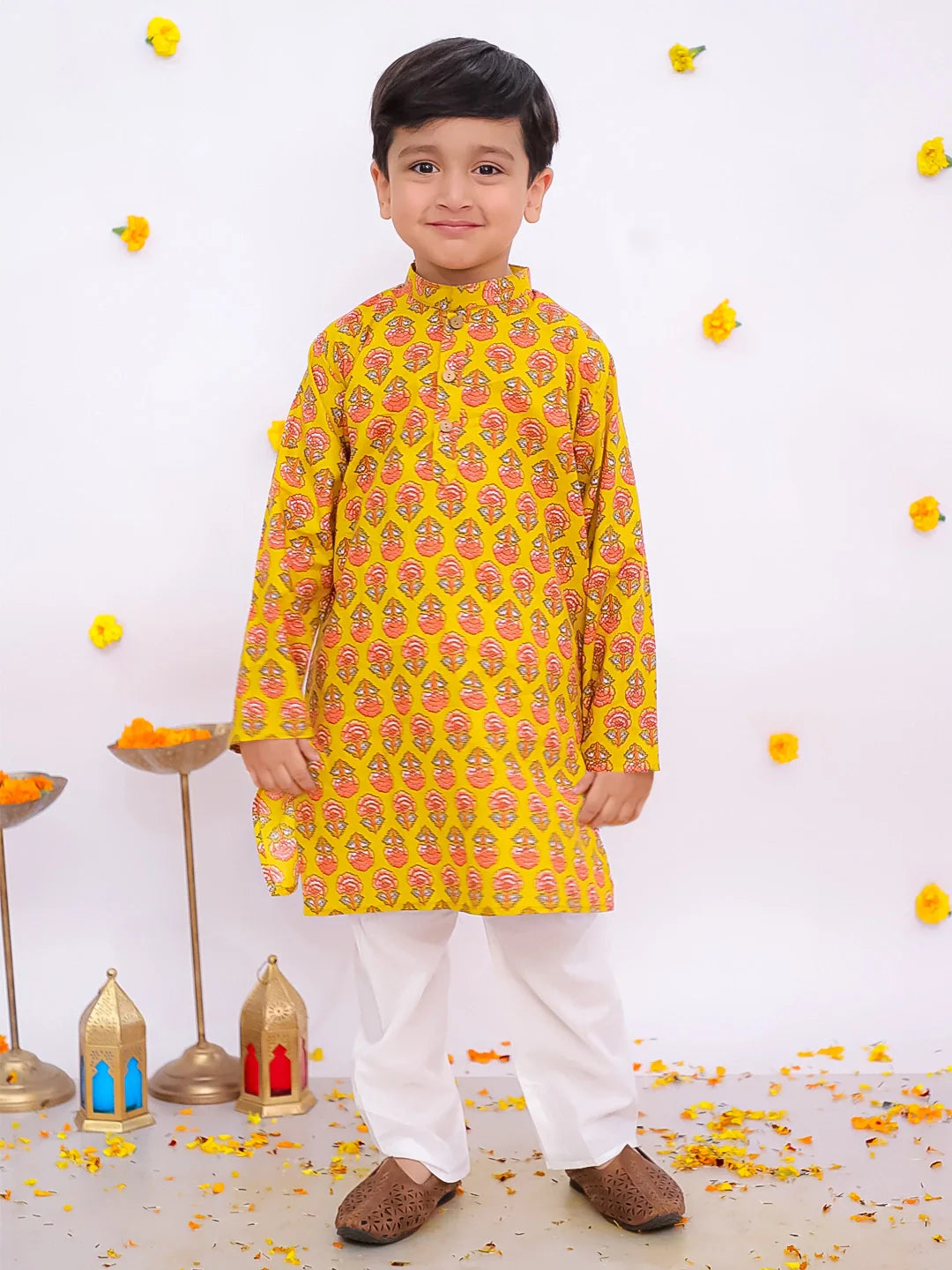 Kurta Pajama Set for Boys - Purple | BS25KP05PUA | DesiQlo