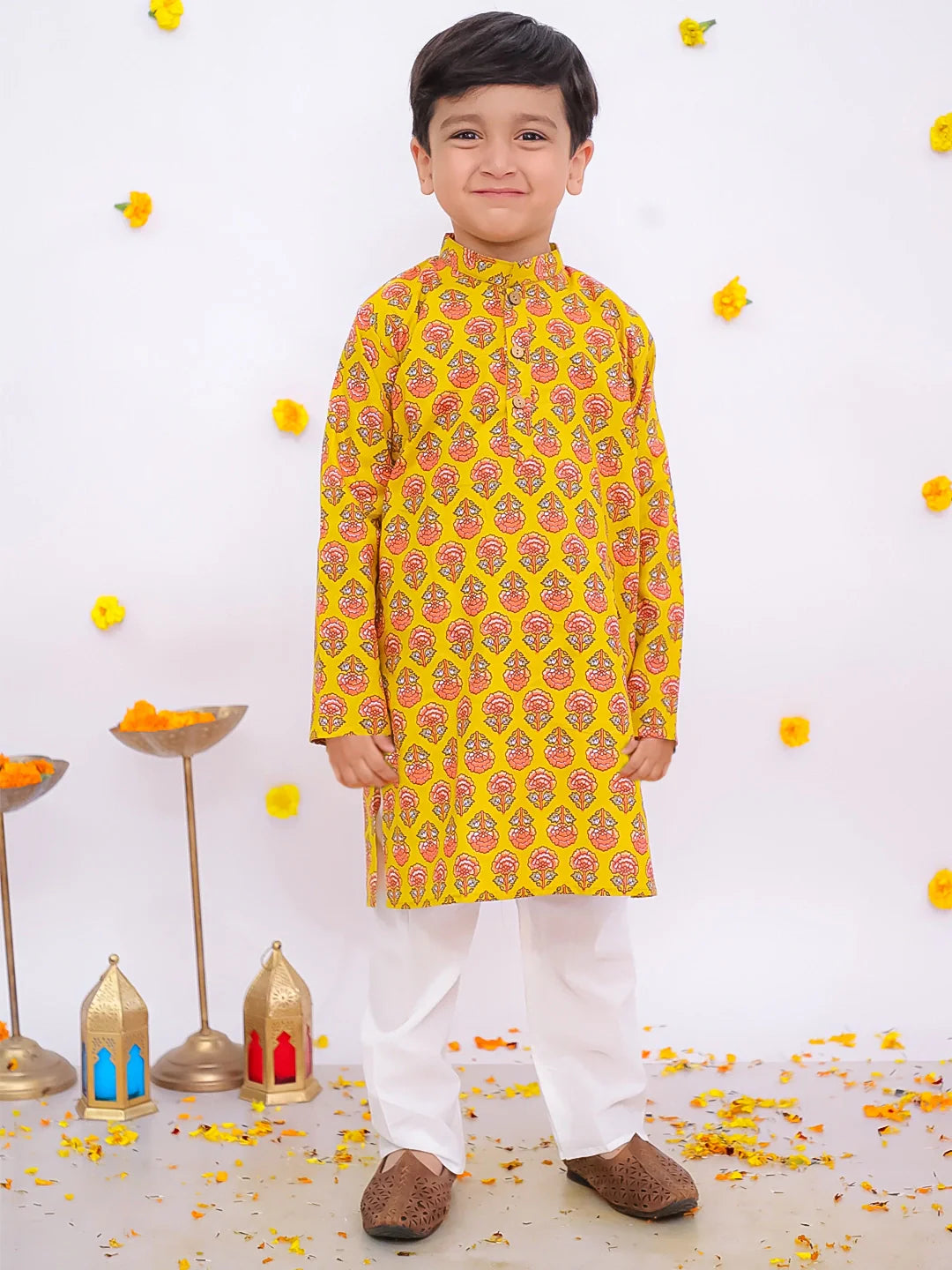Kurta Pajama Set for Boys - Purple | BS25KP05PUA | DesiQlo