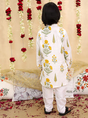 Kurta Pajama Set for Boys - Yellow | BS25KP08YLA