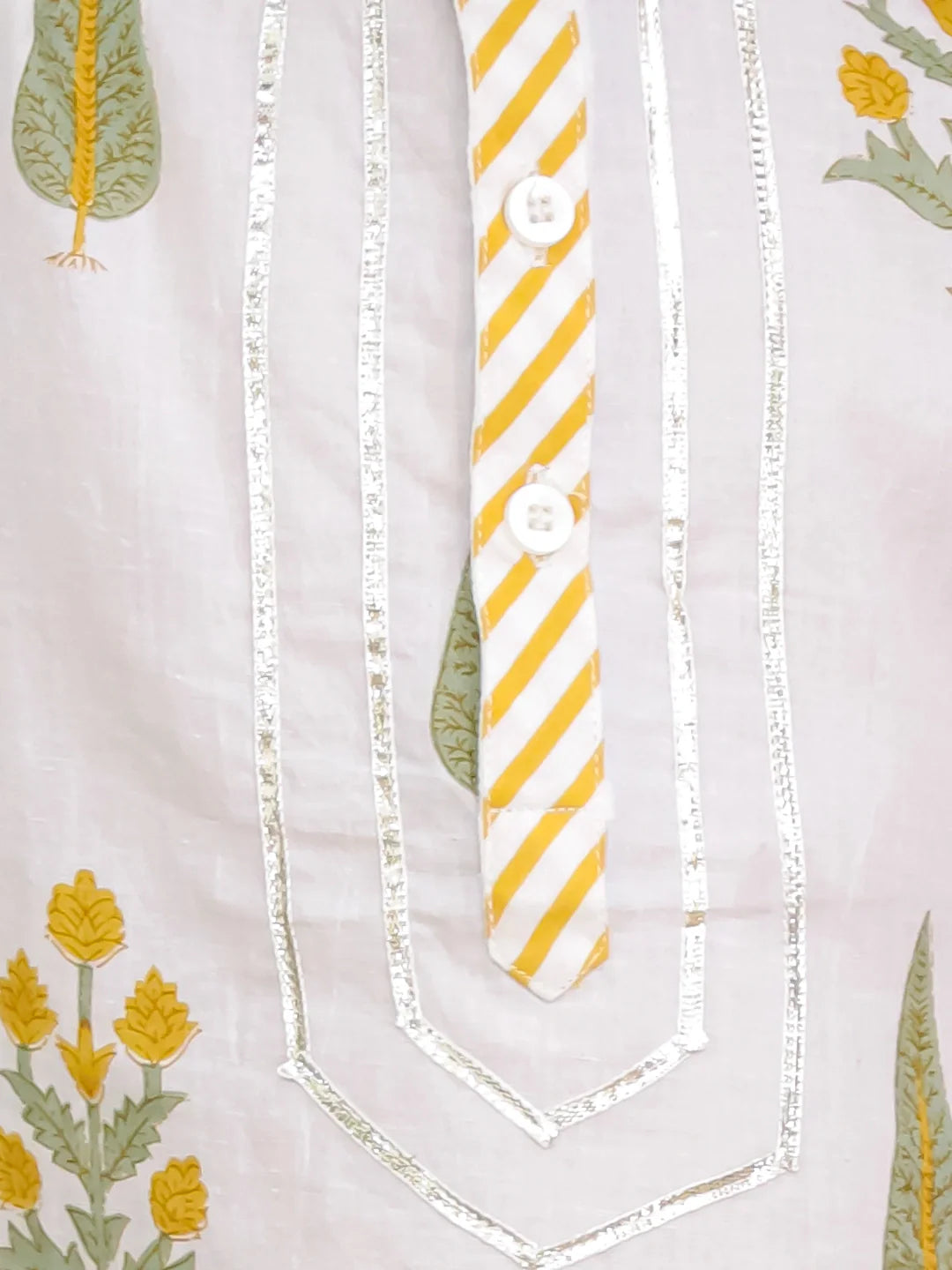 Kurta Pajama Set for Boys - Yellow | BS25KP08YLA | DesiQlo