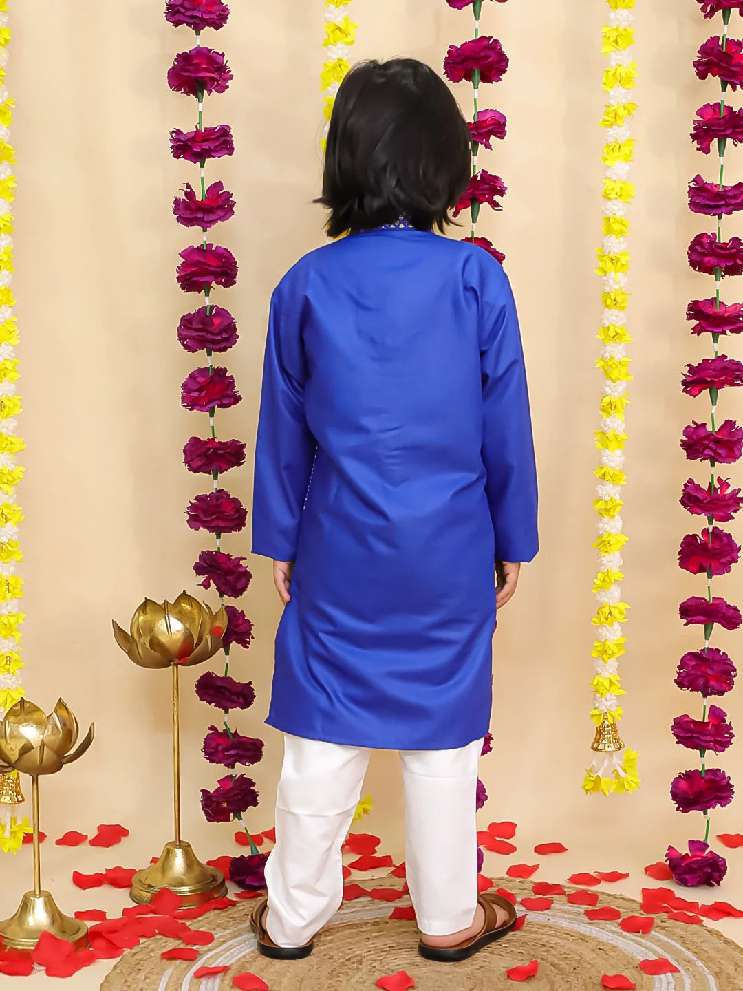 Kurta Pajama Set for Boys - Lilac | BS25KP09LCA | DesiQlo