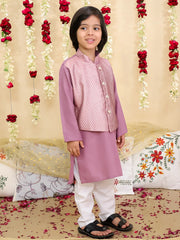 Kurta Pajama Set for Boys - Blue | BS25KP09BLA