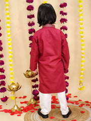 Kurta Pajama Set for Boys - Blue | BS25KP09BLA