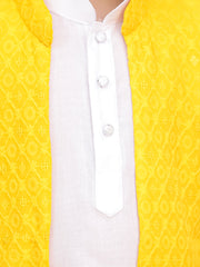 Kurta Pajama Set for Boys - Yellow | BS25KP12YLA