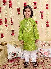 Kurta Pajama Set for Boys - Green | BS25KP13GRA