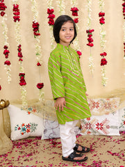 Kurta Pajama Set for Boys - Green | BS25KP13GRA