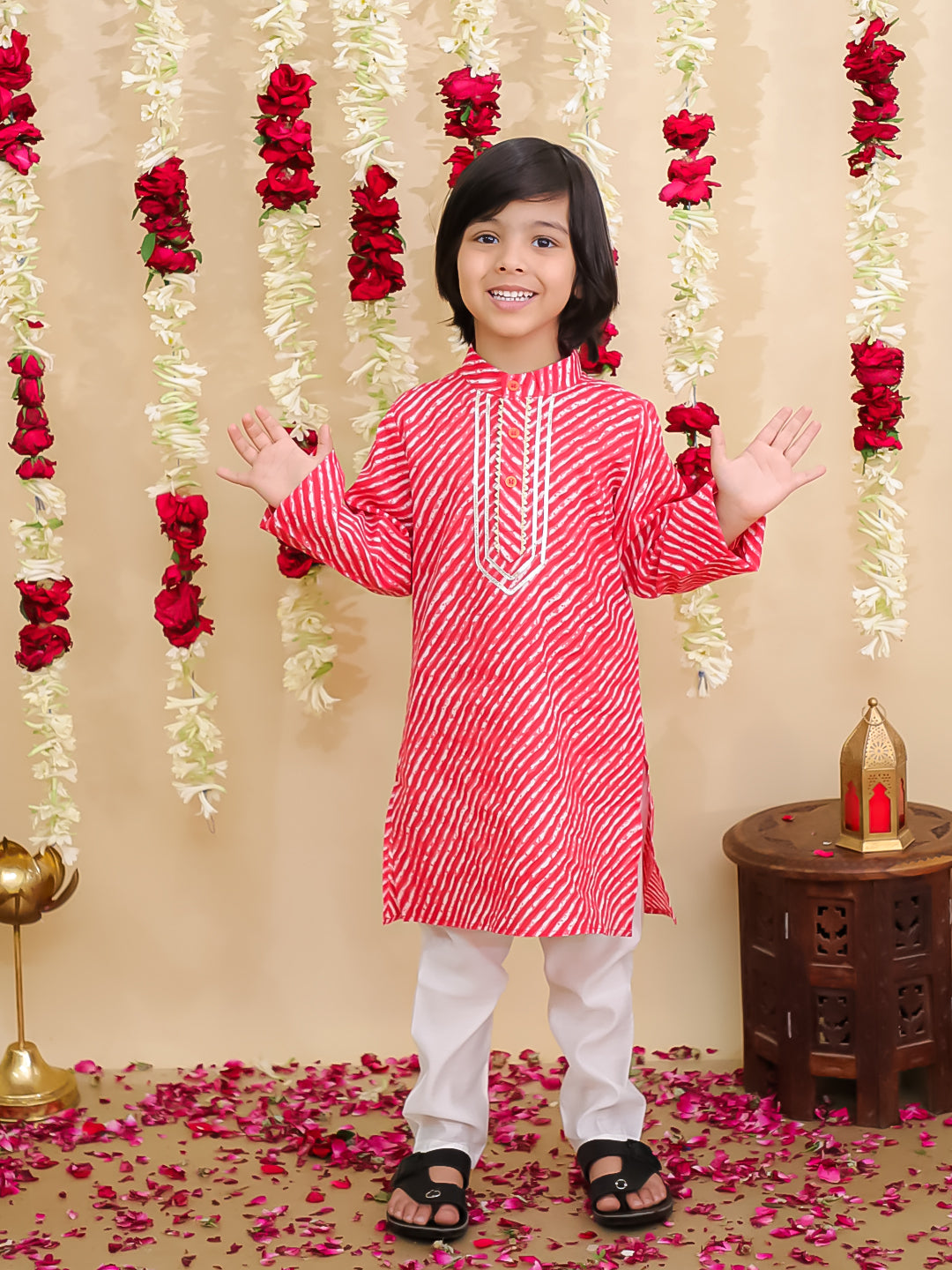 Kurta Pajama Set for Boys - Green | BS25KP13GRA | DesiQlo