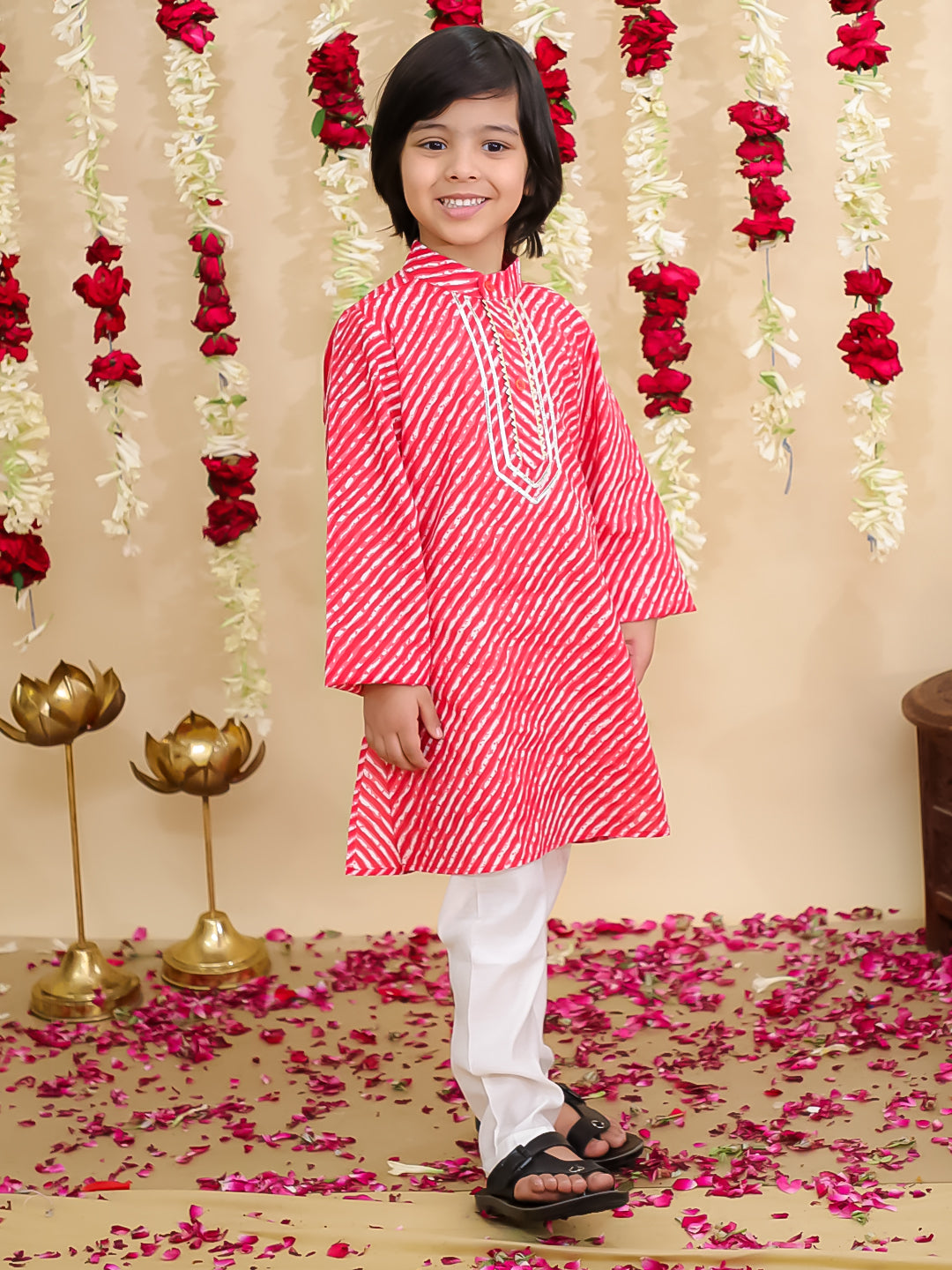 Kurta Pajama Set for Boys - Green | BS25KP13GRA | DesiQlo