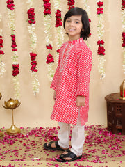 Kurta Pajama Set for Boys - Red | BS25KP13RDA