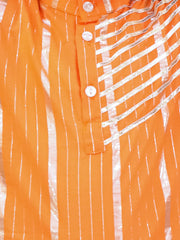 Cotton Kurta Pajama Set for Boys - Orange | BS25KP14ORA