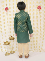 Kurta Pajama Set for Boys - Green | BS25KP17GRA