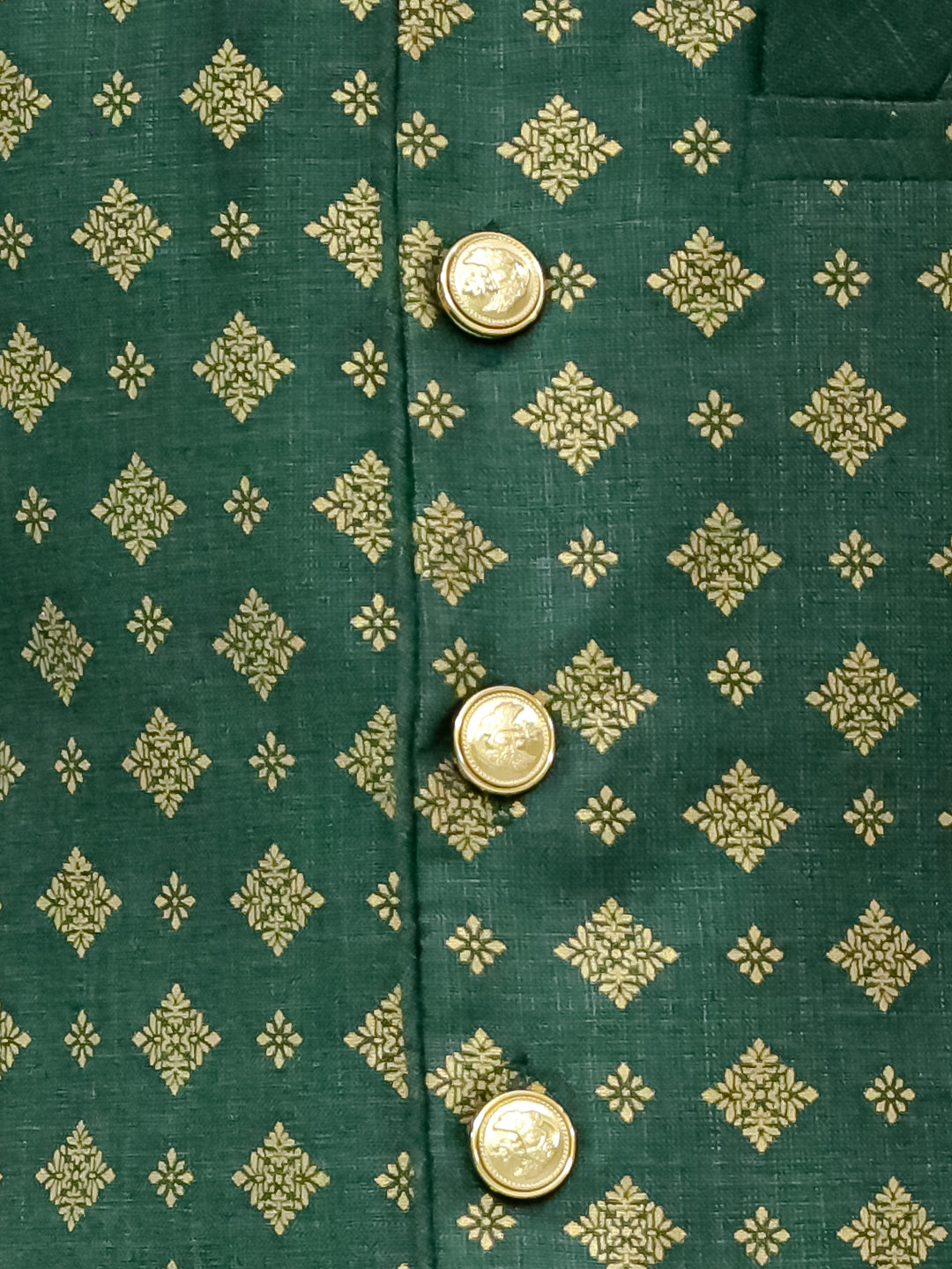 Kurta Pajama Set for Boys - Green | BS25KP17GRA | DesiQlo