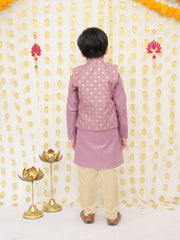 Kurta Pajama Set for Boys - Purple | BS25KP17PUA