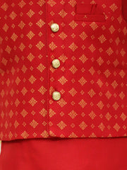 Kurta Pajama Set for Boys - Red | BS25KP17RDA