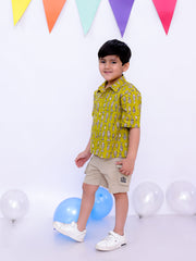 Short Kurta for Boys - Indigo | BS25ST01INA