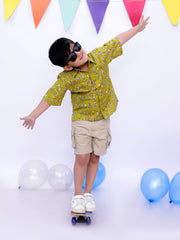 Short Kurta for Boys - Indigo | BS25ST01INA
