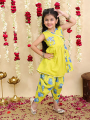 Ethnic Suit Set for Girls - Mustard | BS25SU01MRA