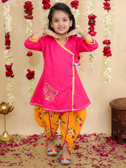 Ethnic Suit Set for Girls - Red | BS25SU02PUA