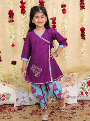 Ethnic Suit Set for Girls - Red | BS25SU02PUA