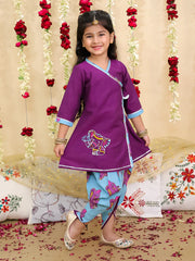 Ethnic Suit Set for Girls - Red | BS25SU02PUA