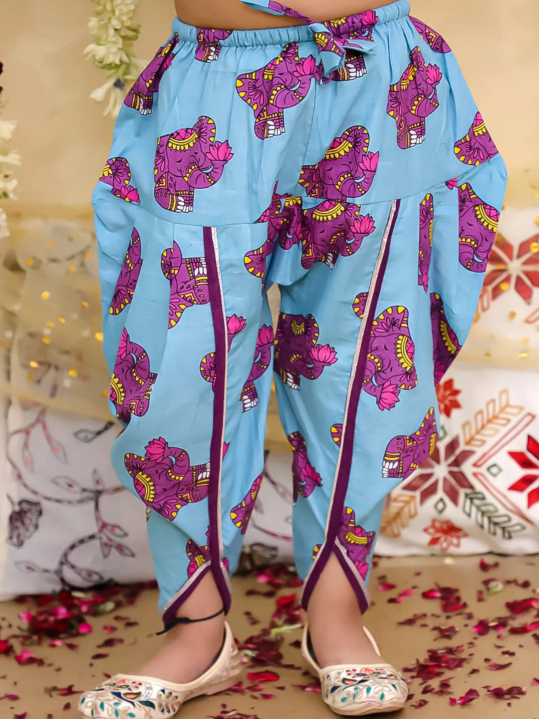 Ethnic Suit Set for Girls - Red | BS25SU02PUA | DesiQlo