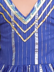 Ethnic Suit Set for Girls - Blue | BS25SU13BLA