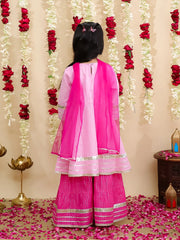 Ethnic Suit Set for Girls - Pink | BS25SU14PIA