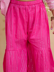 Ethnic Suit Set for Girls - Pink | BS25SU14PIA