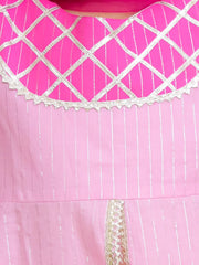 Ethnic Suit Set for Girls - Pink | BS25SU14PIA