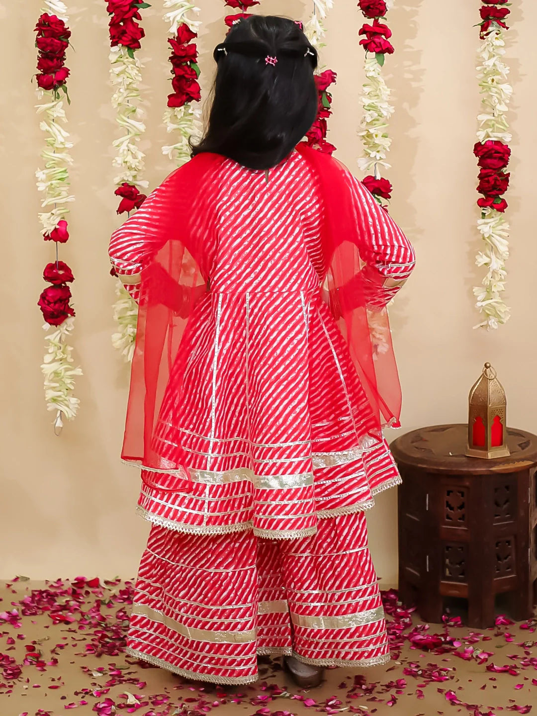 Ethnic Suit Set for Girls - Red | BS25SU14RDA | DesiQlo