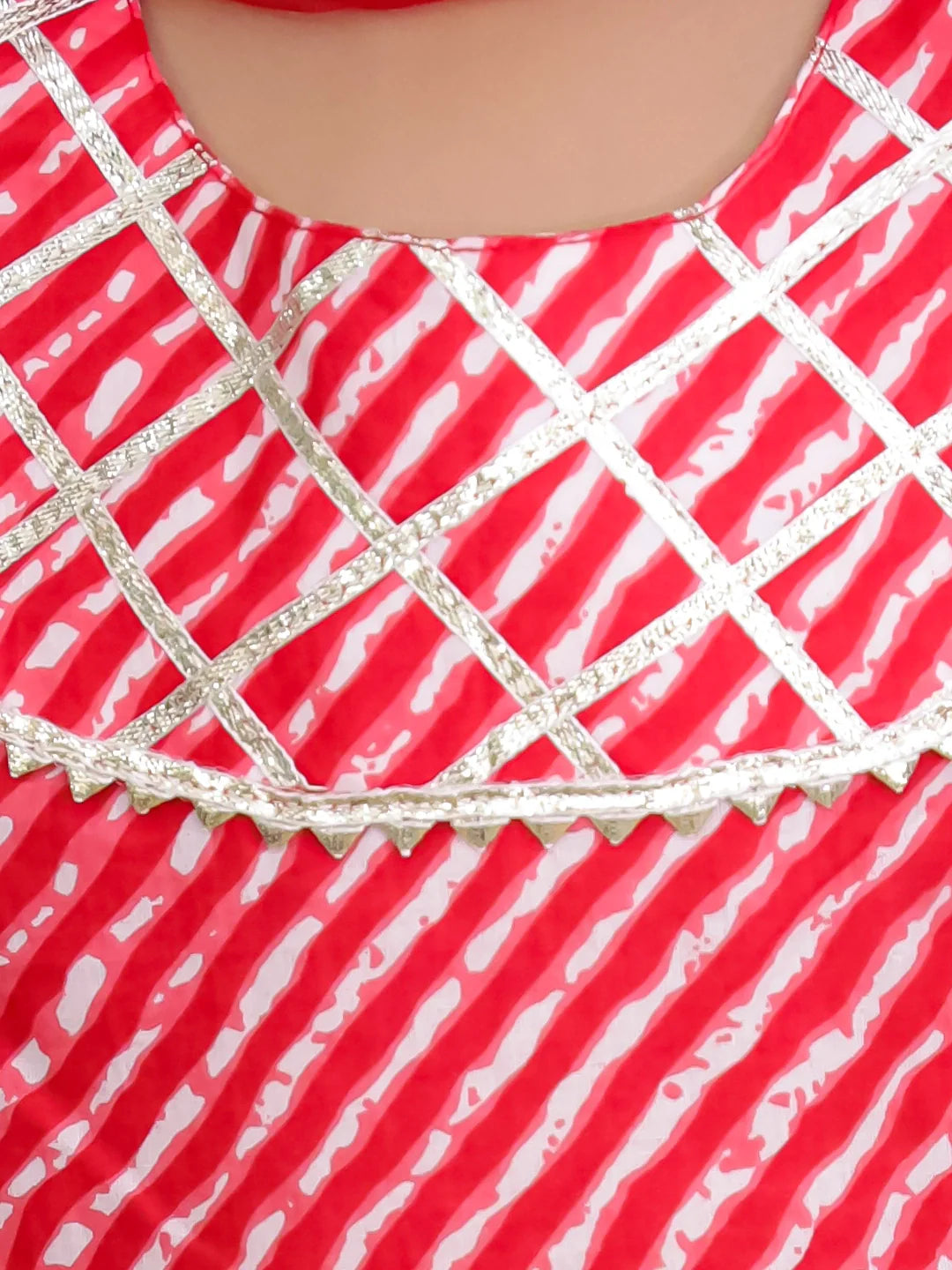 Ethnic Suit Set for Girls - Red | BS25SU14RDA | DesiQlo