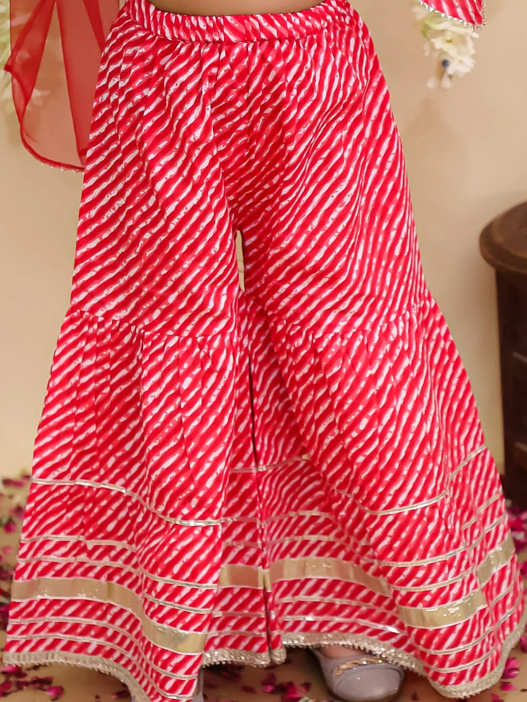 Ethnic Suit Set for Girls - Red | BS25SU14RDA | DesiQlo