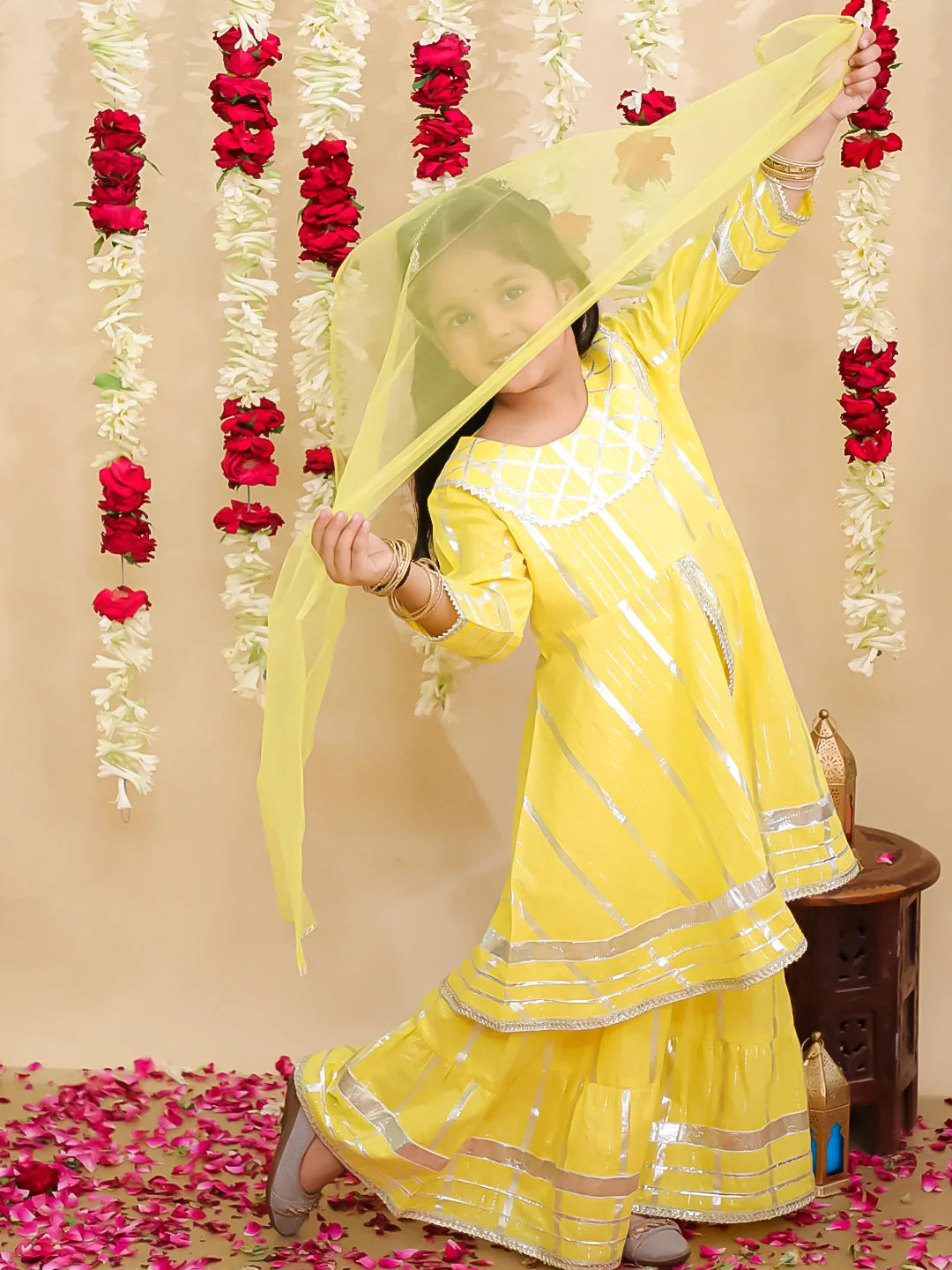 Ethnic Suit Set for Girls - Pink | BS25SU14PIA | DesiQlo