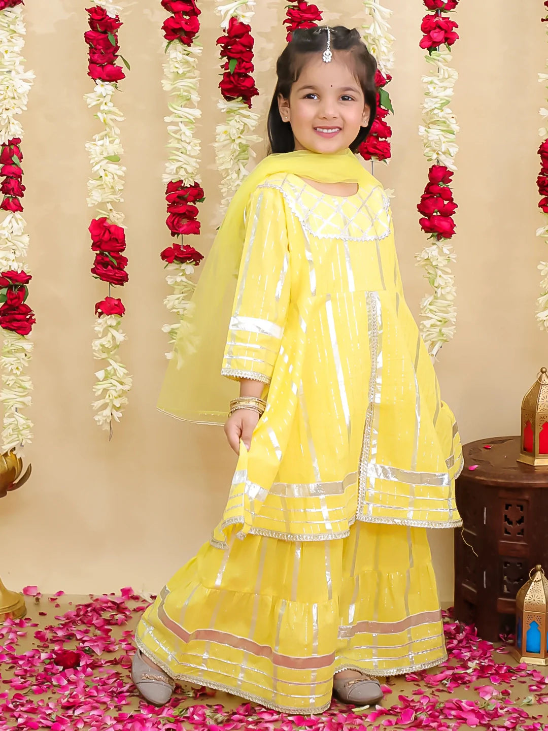 Ethnic Suit Set for Girls - Pink | BS25SU14PIA | DesiQlo